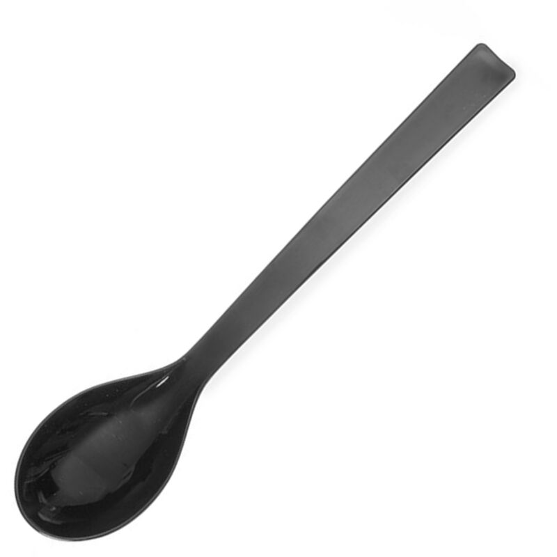 foto del prodotto hendi cucchiaio da insalata in plastica san fino a 80 c, nero, lunghezza 335 mm 564455