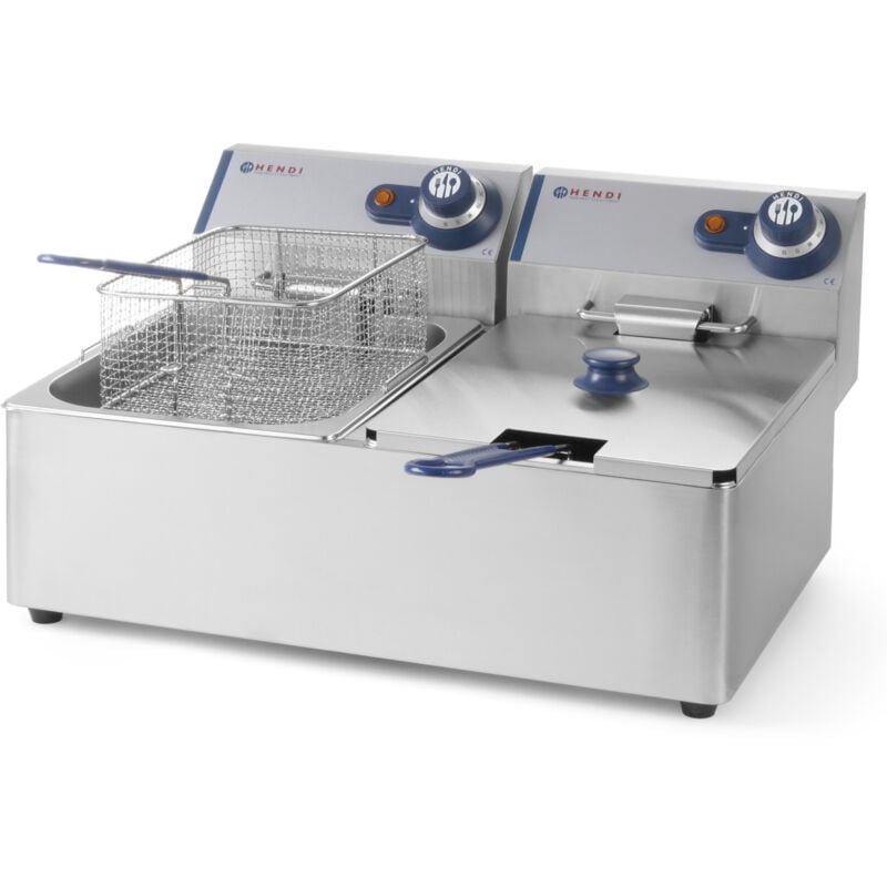 foto del prodotto hendi friggitrice doppia blue line 230v 2x3300w 2x6l