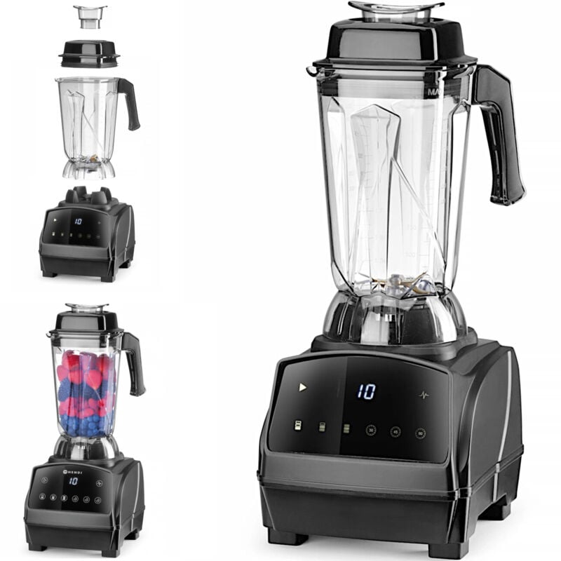 foto del prodotto hendi frullatore barista elettronico timer 3 velocit 2,5 l 1680 w