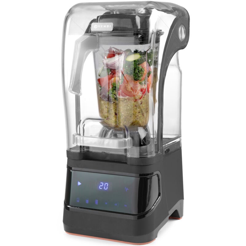 foto del prodotto hendi miscelatore per caraffa frullatore con alloggiamento insonorizzato, controllo digitale 2,5 l 230 v 230695
