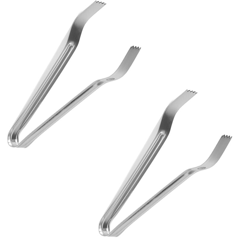 foto del prodotto hendi pinze per ghiaccio in acciaio inossidabile 180 mm set di 2 523520