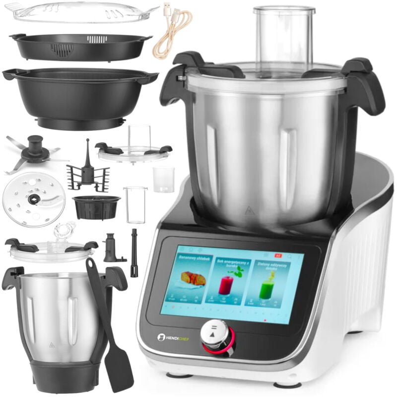 foto del prodotto hendi robot da cucina multifunzione con bilancia 20 funzioni chef ipc 4,5 l 1400 w 230 v 221761