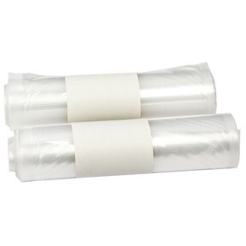 foto del prodotto hendi sacchetti sottovuoto zigrinati, rotolo 2x300x6000 mm per macchina confezionatrice