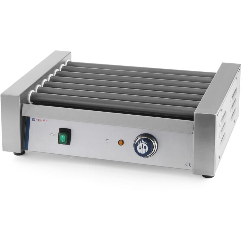 foto del prodotto hendi scaldasalviette a rullo per hot dog, 7 rotoli, 740 w 268506