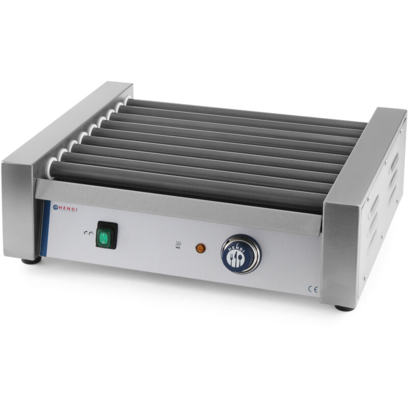 foto del prodotto hendi scaldasalviette a rullo per hot dog, 9 rotoli, 940 w 268605