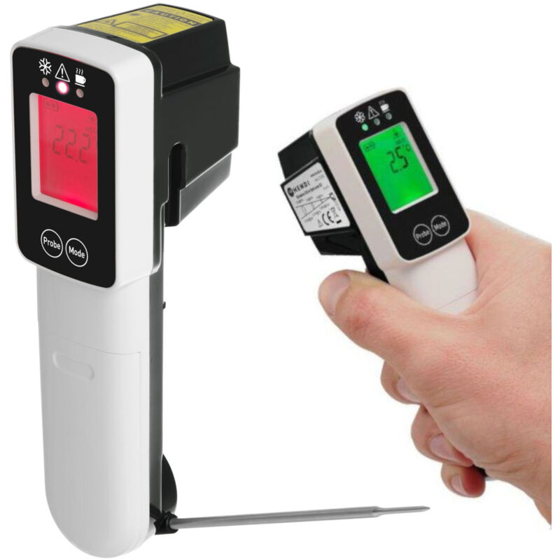 foto del prodotto hendi termometro gastronomico digitale a infrarossi haccp con sonda da 60 c a 350 c 271254