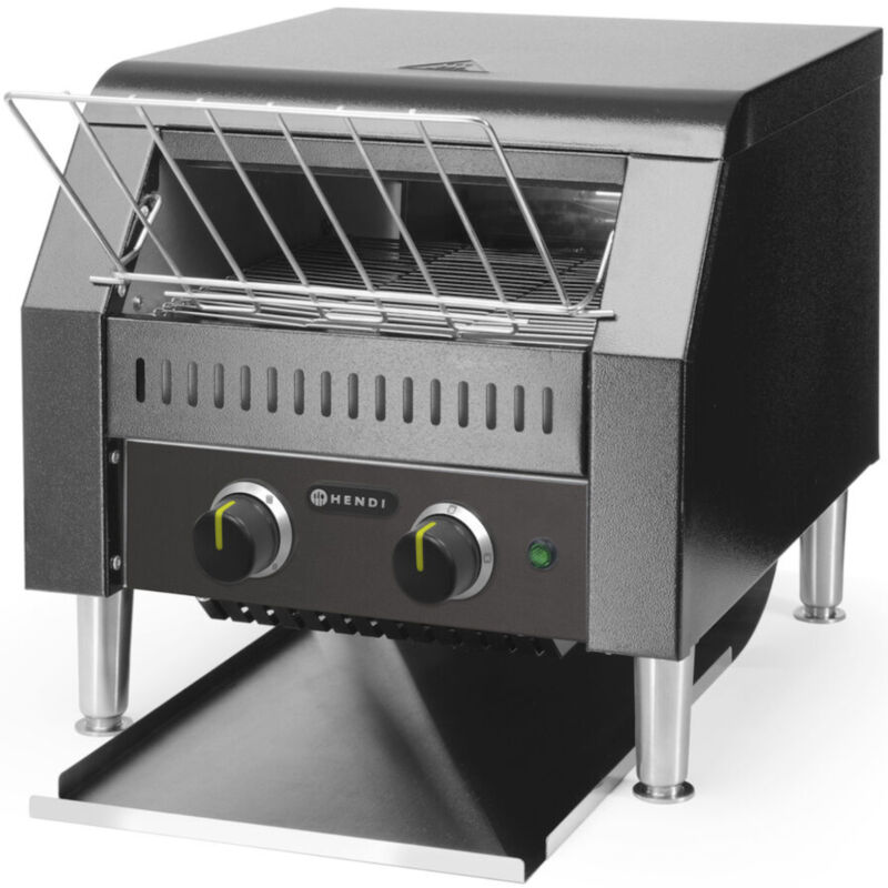 foto del prodotto hendi tostapane a doppia passante per due toast 230v 2240w nero