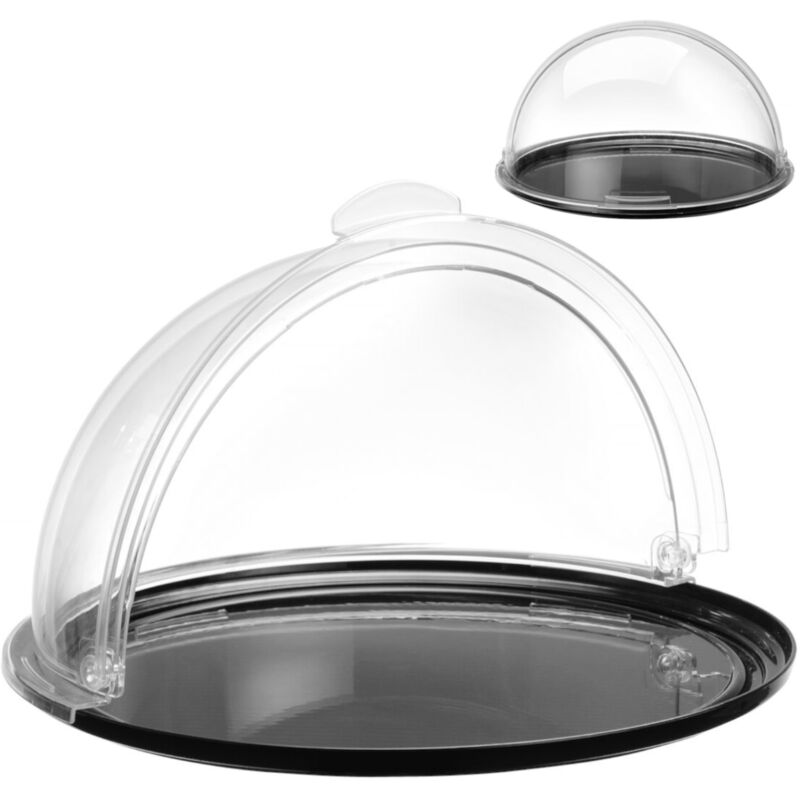 foto del prodotto hendi vassoio espositore buffet tondo con coperchio rolltop, diametro. 215 mm 203552
