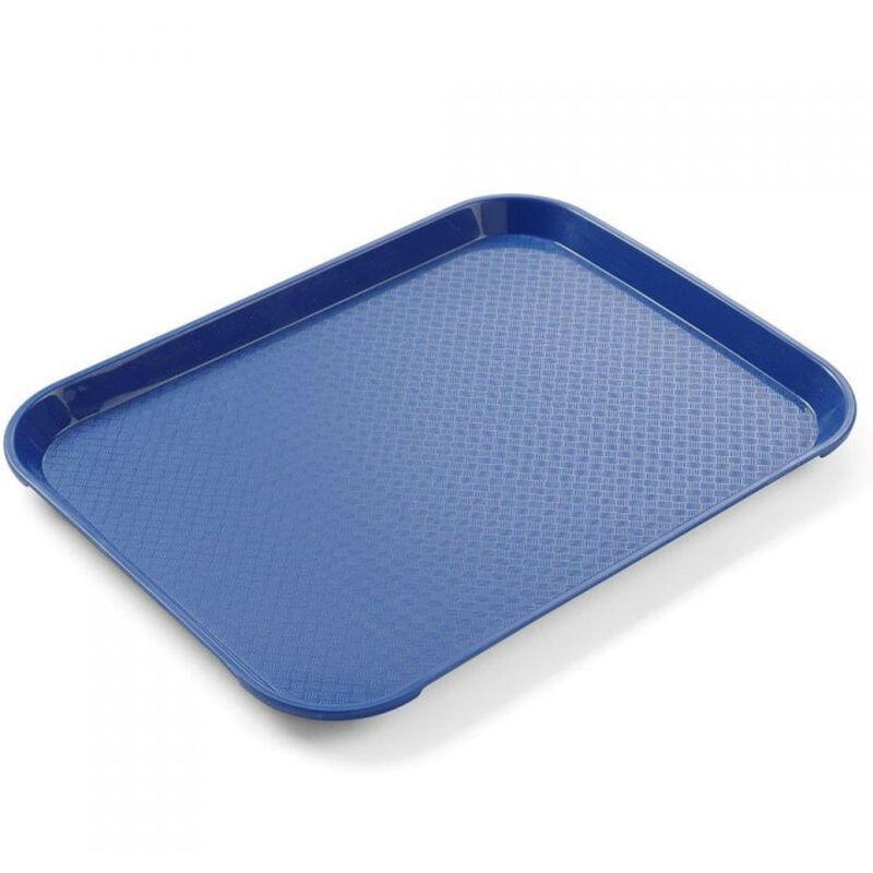 foto del prodotto hendi vassoio piccolo vassoio da portata fast food in polipropilene blu 878729