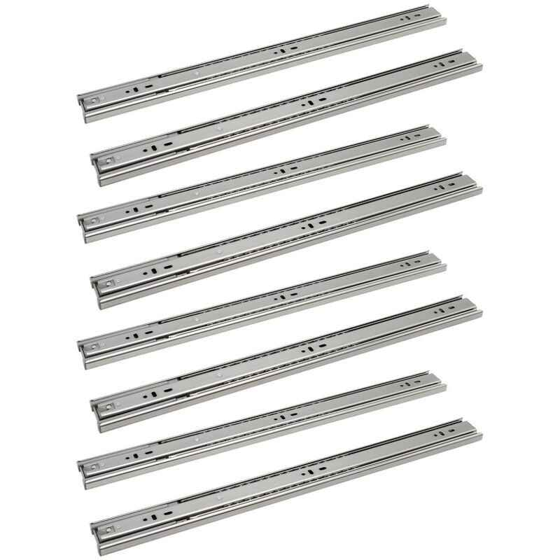 foto del prodotto hengda swanew 1 10 coppie guide per cassetti di mobili. guide per cassetti con cuscinetti a sfera ad estrazione totale. 35kg 45kg 500mm