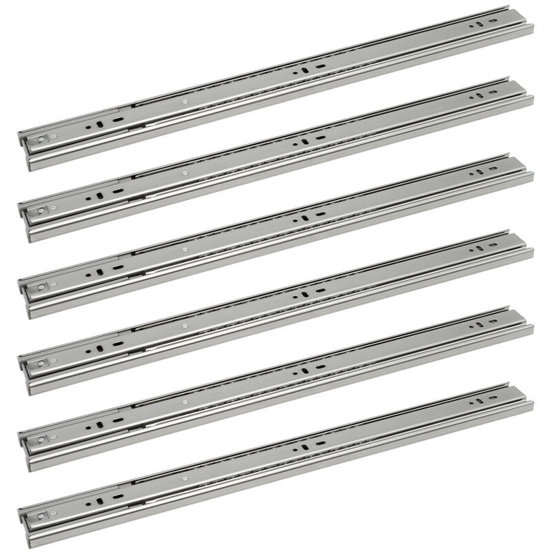 immagine 0 del prodotto hengda swanew 1 10 coppie guide per cassetti. guide per cassetti con cuscinetti a sfera chiusura dolce e silenziosa. 35kg 45kg 450mm