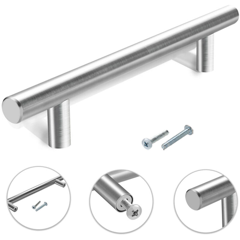 foto del prodotto hengda swanew 10x mobili maniglie maniglie armadio manico cucina manico porta mobili mobili in acciaio inossidabile reale 220x160x10 mm