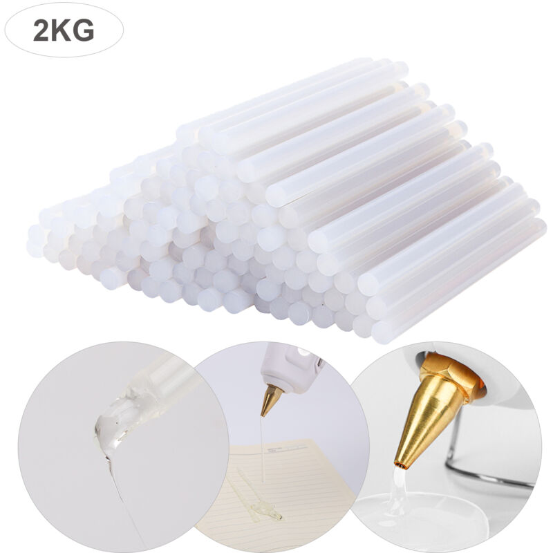 foto del prodotto hengda swanew 110 pz stick di colla a caldo 11 mm, 11 x 190 mm stick di colla a caldo trasparente per piccole pistole per colla a caldo, fai da