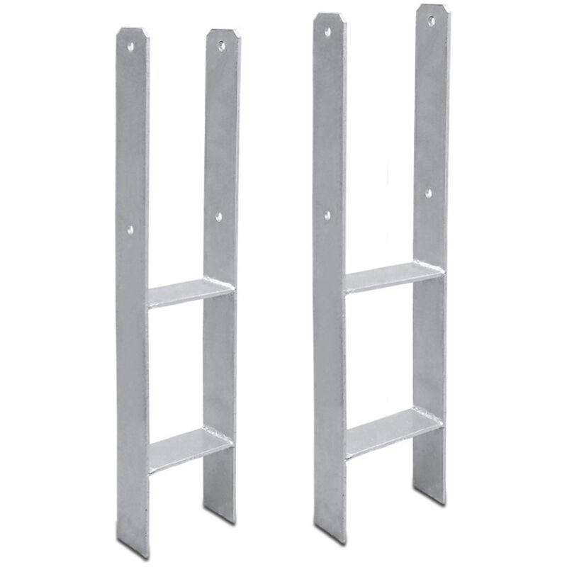 foto del prodotto hengda swanew 2x ancoraggio ad h per carport. case su palafitte per un supporto stabile supporto per carport di lunga durata ancoraggio per palo