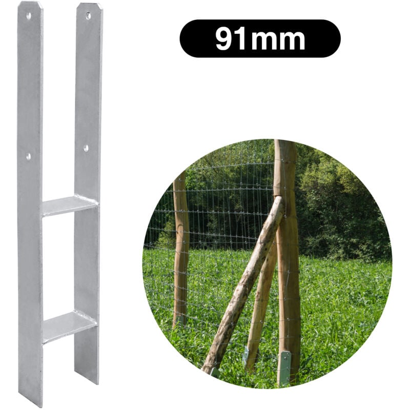 foto del prodotto hengda swanew 2x h anchor supporto palo ancoraggio palo presa a terra ancoraggio palo presa a terra 91 mm