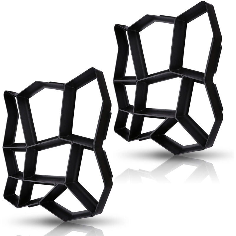 foto del prodotto hengda swanew 2x modello di pavimentazione professionale di plastica diy della muffa della pavimentazione della muffa del calcestruzzo