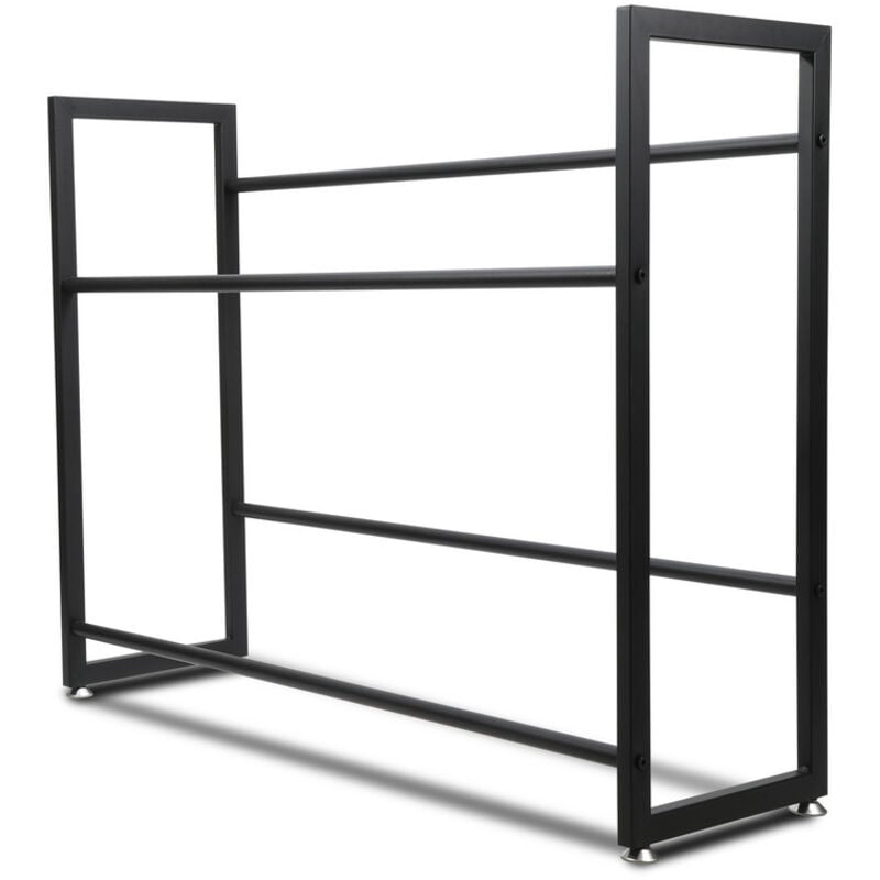 foto del prodotto hengda swanew 3 pezzi scaffale per casse di bevande 6 casse scaffale su piedi per casse di bevande supporto per bottiglie 105x32x85cm