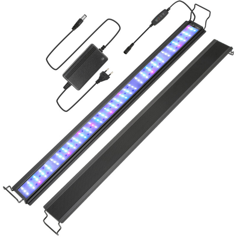 foto del prodotto hengda swanew 36w acquario led con timer decorazione molluschi rgb impermeabile. 87 110cm