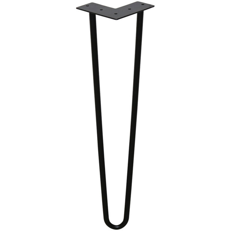 foto del prodotto hengda swanew 4x pieds en pingle cheveux meubles pieds chemins de table pieds en pingle cheveux noir 2 supporto. pour table mangiatoia 35 cm
