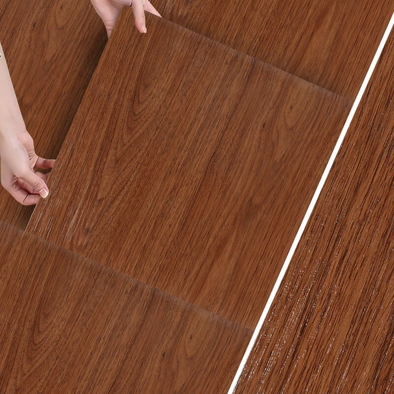 foto del prodotto hengda swanew 5 scatole da 11 piastrelle autoadesive 5 m design 30cmx30cm ardesia. colore legno
