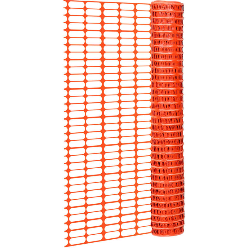 foto del prodotto hengda swanew barriera di segnalazione 1x50m. marcatura del sito e plastica. arancione