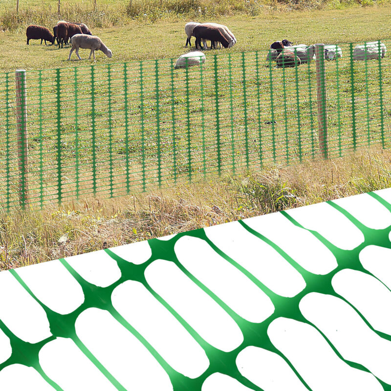 foto del prodotto hengda swanew barriera di segnalazione. 1x50m. marcatura del sito e plastica. verde