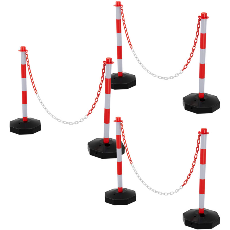 foto del prodotto hengda swanew catena 4x palo di confine palo di avvertimento fari da sigillare palo di catena bollard 1,4m