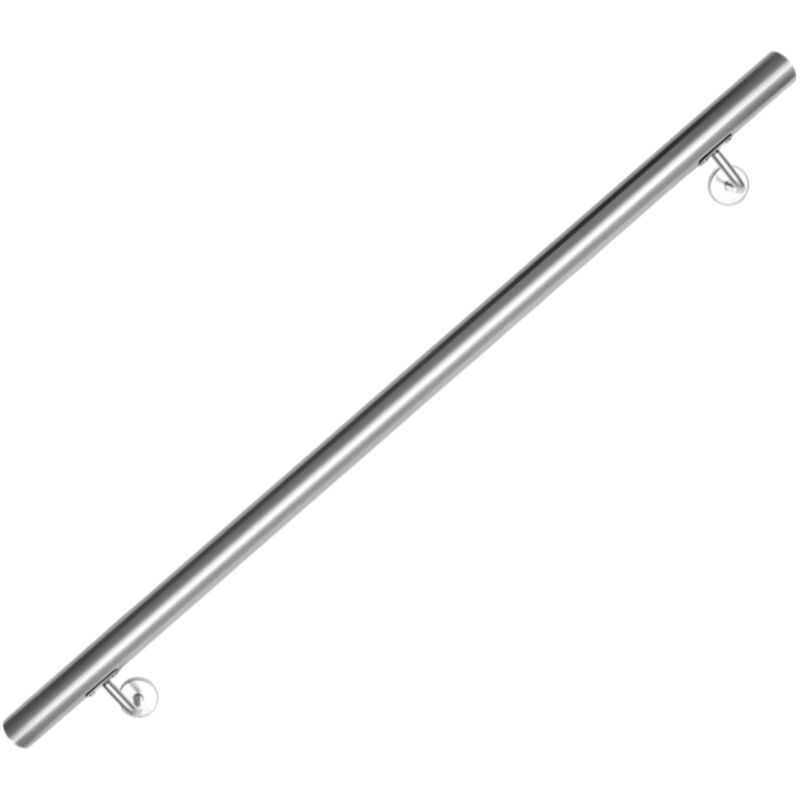 foto del prodotto hengda swanew corrimano in acciaio inox v2a per scale supporto a parete, scelta 110 cm