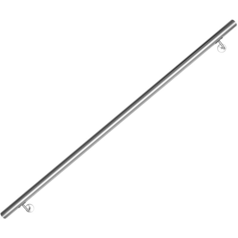 foto del prodotto hengda swanew corrimano in acciaio inox v2a per scale supporto a parete, scelta 150 cm