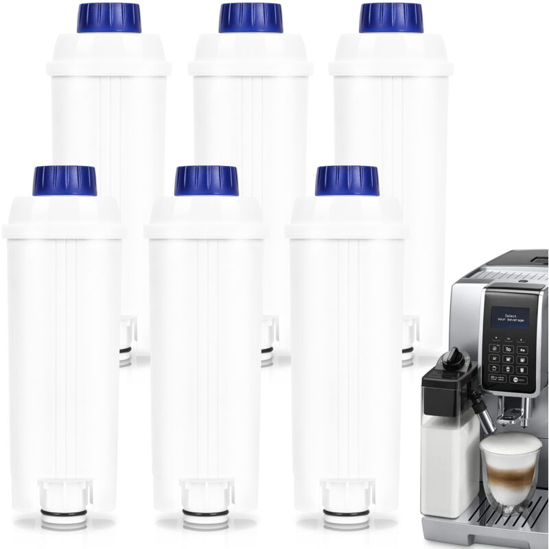 foto del prodotto hengda swanew filtro per macchina da caff dlsc002 con addolcitore a carbone attivo. filtro acqua compatibile con delonghi ecam. etam. bco. 6 