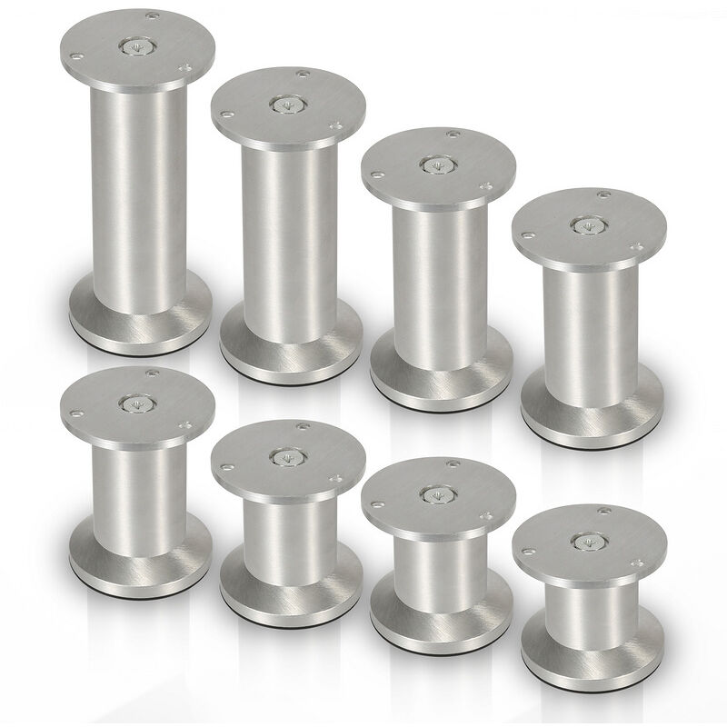 foto del prodotto hengda swanew gamba per mobili in alluminio regolabile 180 mm 4 pezzi