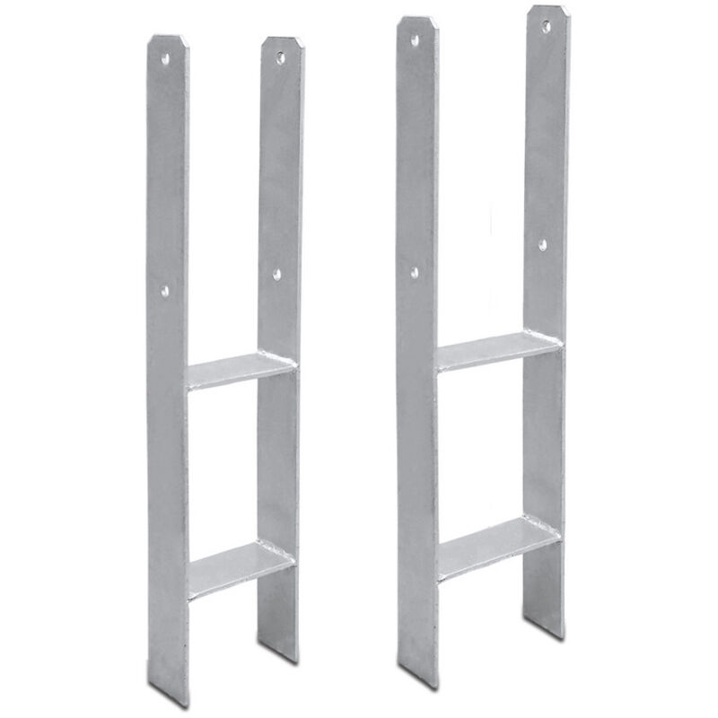 foto del prodotto hengda swanew h anchor 91 mm post carrier 2 pezzi post anchor post shoes carport beams h im fire impaked . per pali 9 x 9 cm. auto coperto. case a