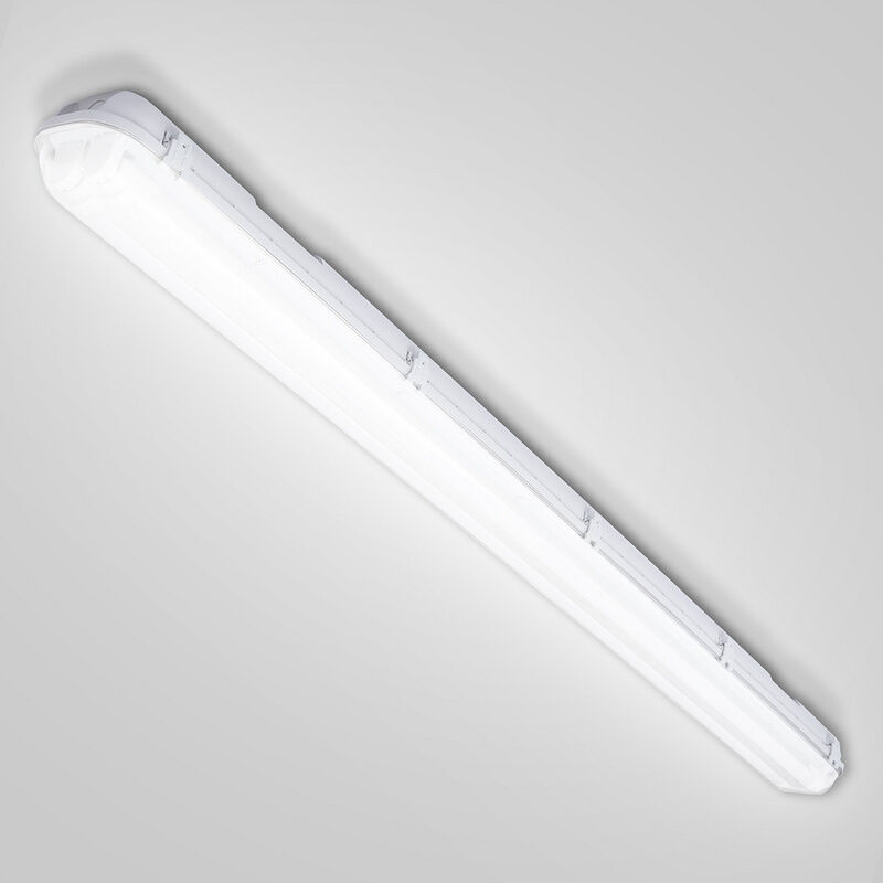 foto del prodotto hengda swanew led apparecchio antiumido cantina apparecchio antiumido garage apparecchio diffusore 150cm bianco freddo