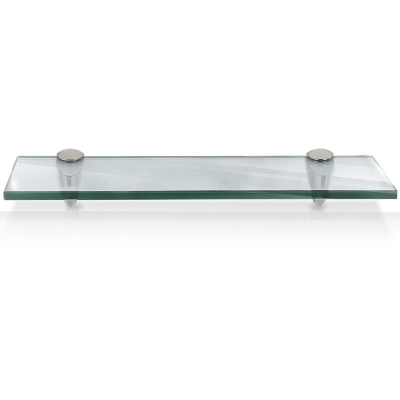 foto del prodotto hengda swanew mensola da parete in vetro. mensola in vetro da bagno 50 x 10 cm 8 mm trasparente