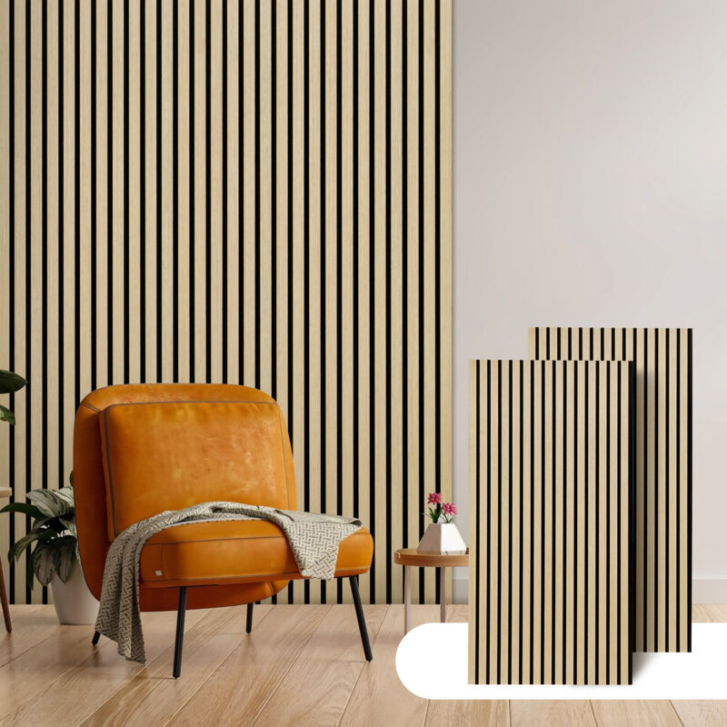 foto del prodotto hengda swanew pannelli acustici a parete pannelli moderni a parete pannelli acustici a parete in legno legno 2 pannelli mdf a parete 120x60x2,1cm