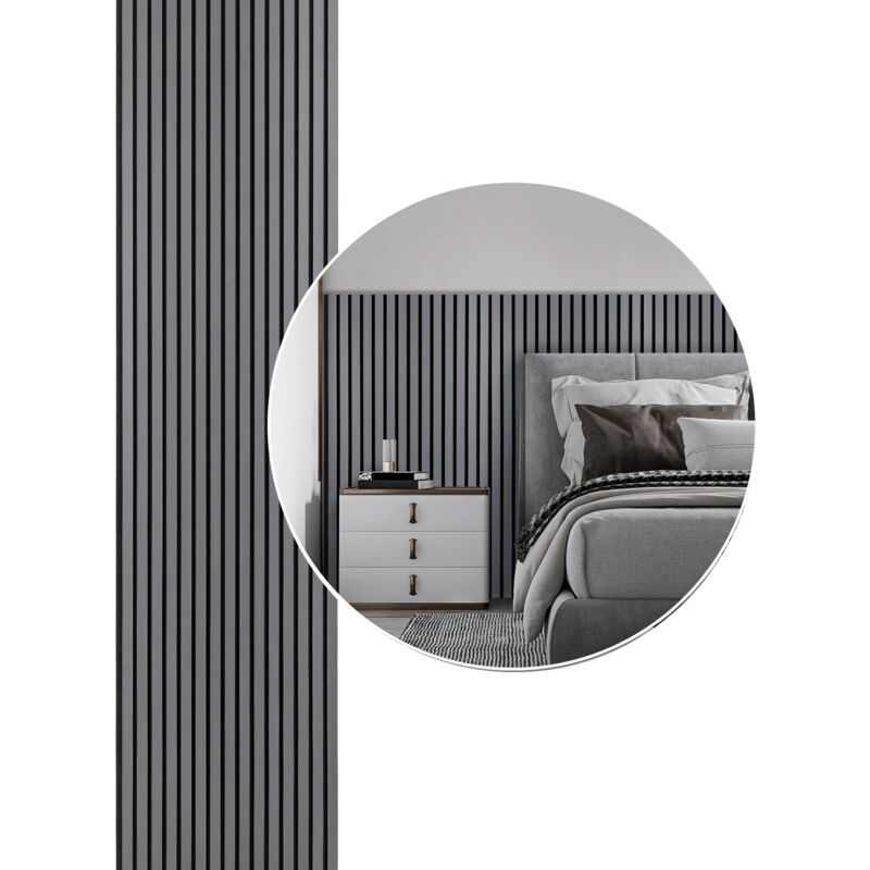 foto del prodotto hengda swanew pannello acustico a parete pannelli moderni a parete in legno impiallacciato e feltro pannelli a parete in mdf 1x 120x60x2.1cm grigio
