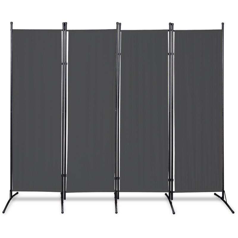 foto del prodotto hengda swanew paravent 4 in parte divisore di stanza antracite spagnolo pieghevole separazione balcone moderno moderno