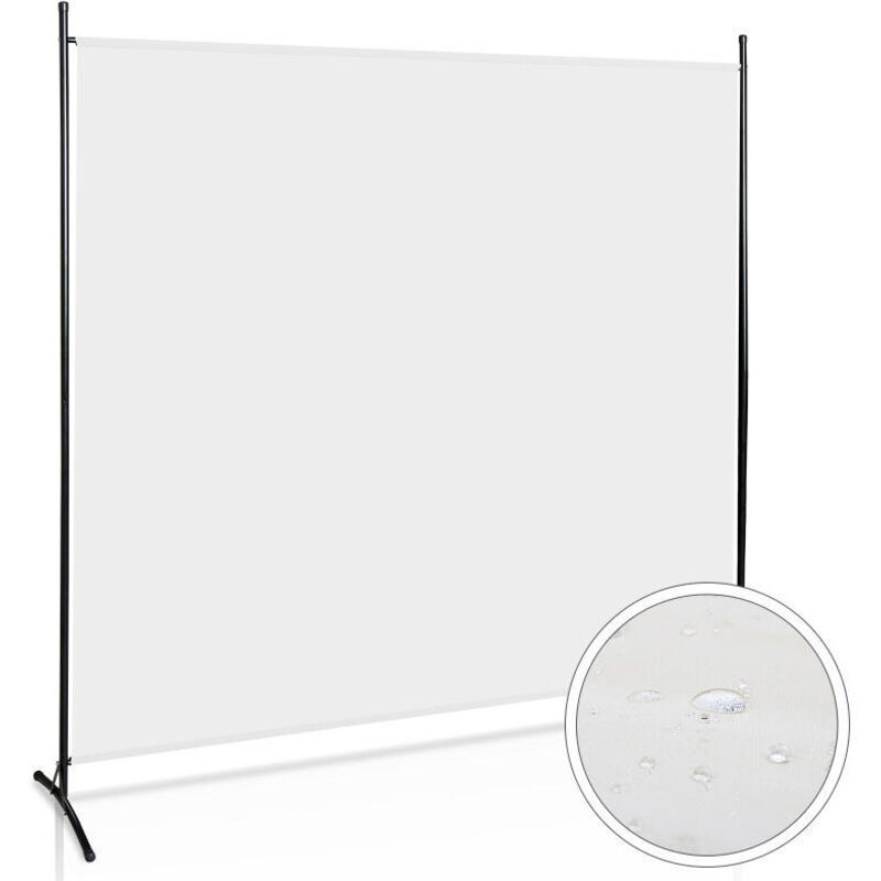 foto del prodotto hengda swanew paravento 360 divisorio pieghevole per la stanza parete spagnola terrazza divisorio 1 pezzo beige