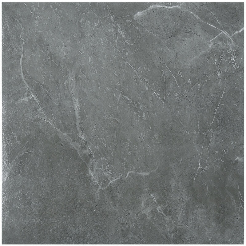 foto del prodotto hengda swanew pavimento adesivo in pvc 1 scatola di 11 piastrelle viniliche autoadesive marmo grigio ca. 1 m 
