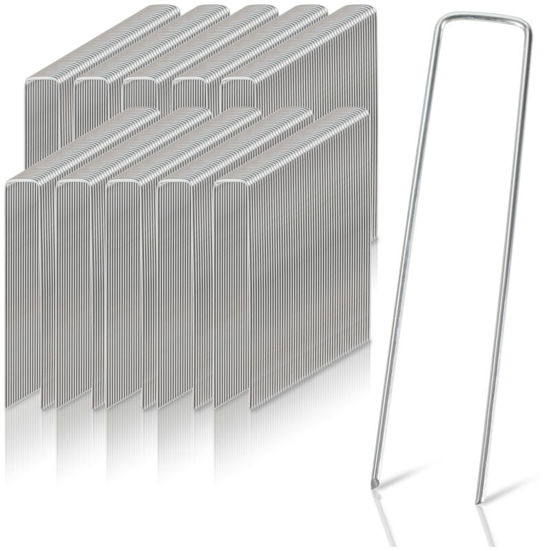 foto del prodotto hengda swanew picchetti per tende. set 1000 picchetti per tende in acciaio zincato. picchetto di ancoraggio a terra per giardino. 2.8mm 150x25mm