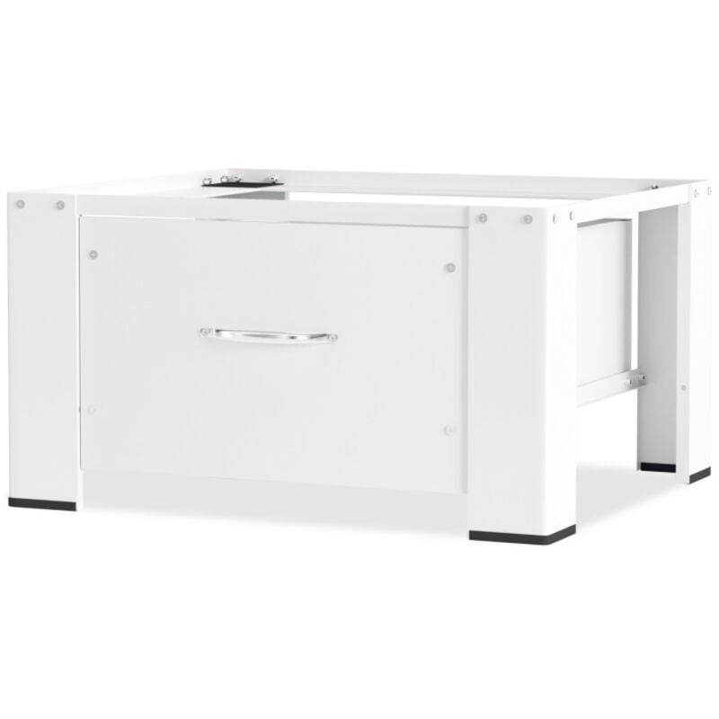 foto del prodotto hengda swanew piedistallo per lavatrice con cassetto antiscivolo. fino a 150 kg. bianco