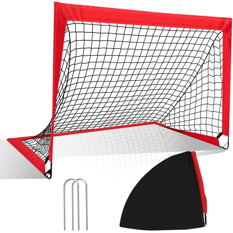 foto del prodotto hengda swanew porta da calcio per bambini. rete da calcio pieghevole mini porta da calcio pieghevole 120 x 90 x 90 cm