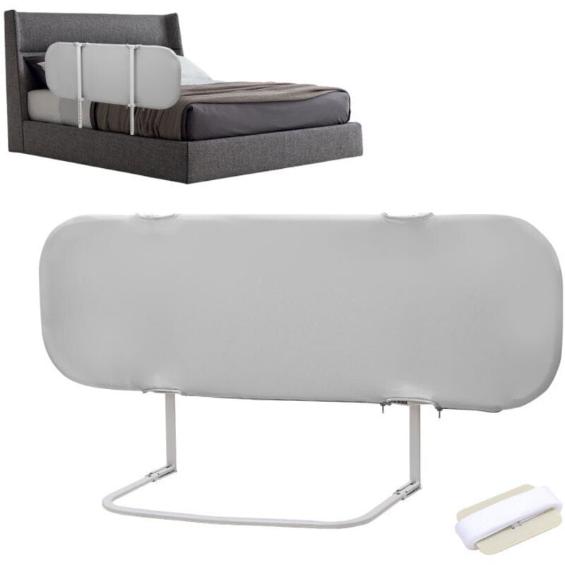 foto del prodotto hengda swanew protezione per letto pieghevole, 150 cm, regolabile in altezza protezione per lettino protezione per lettino portatile per letto da
