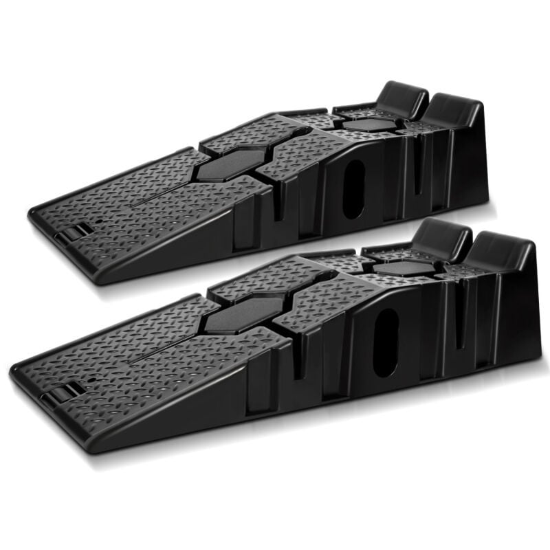 foto del prodotto hengda swanew rampa di carico 2 pezzi in plastica heavy duty per 3 tonnellate auto piattaforma di accesso
