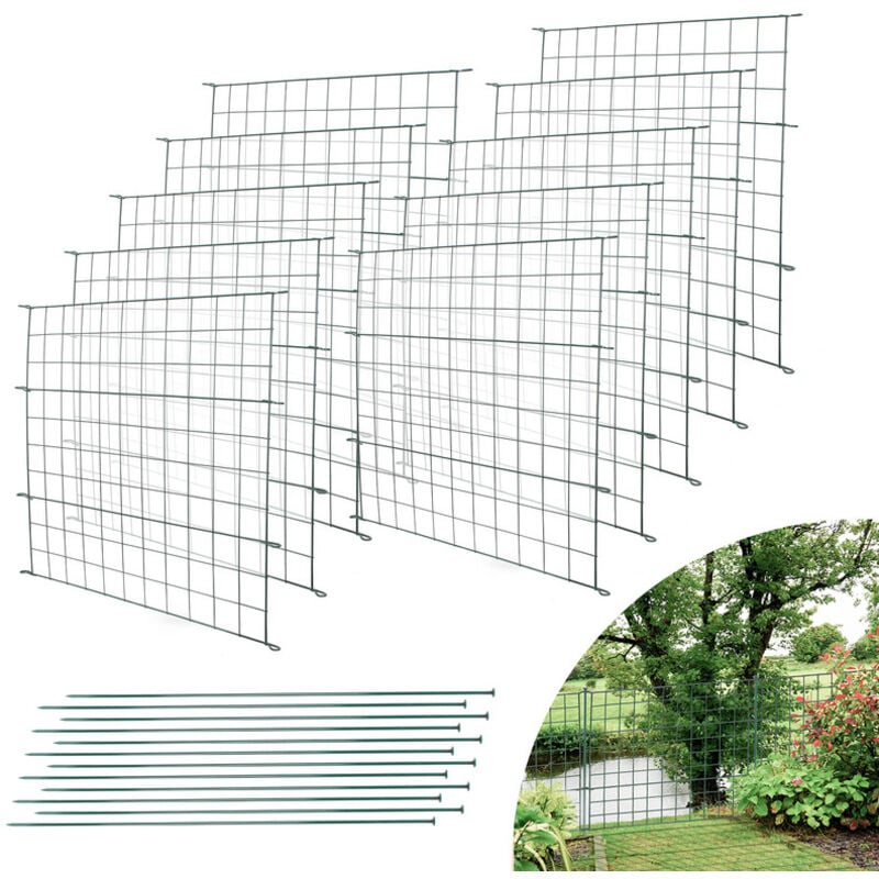 foto del prodotto hengda swanew recinzione giardino recinzione stagno set recinzione recinzione rete metallica 22 pezzi