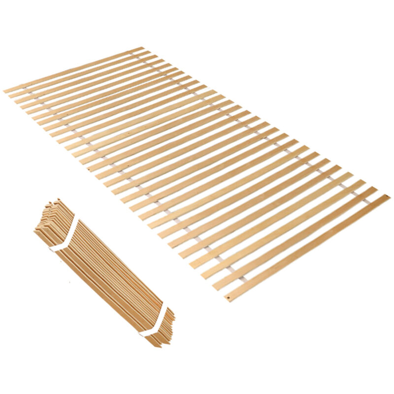 foto del prodotto hengda swanew rete a doghe con rotelle 90x200 cm con 28 doghe rete a doghe rigida con rotelle rete a doghe con rotelle rete a doghe con rotelle