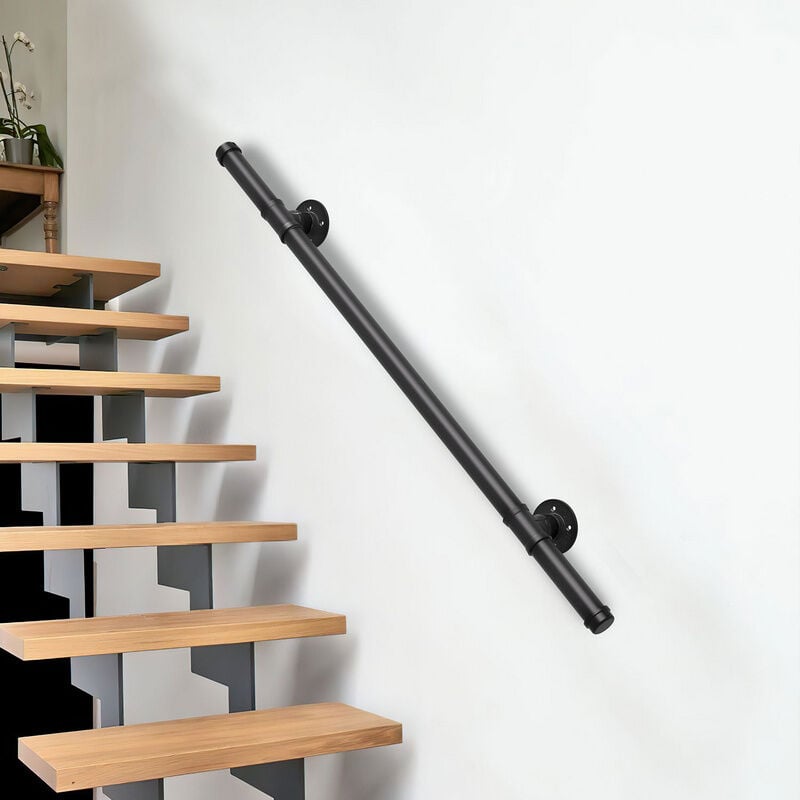 foto del prodotto hengda swanew ringhiera per scale corrimano antiscivolo in metallo acciaio zincato ringhiera per scale in ghisa per uso interno esterno 100cm