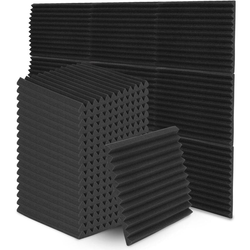 foto del prodotto hengda swanew schiuma isolante acustica 24 pezzi 30x30x2.5 cm schiuma isolante termica per isolamento acustico