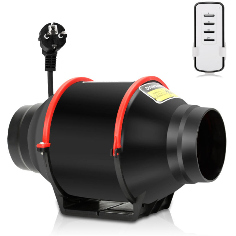 foto del prodotto hengda swanew ventilatore a condotto 100mm 150mm estrattore d aria ventilatore assiale a condotto 310m h con telecomando