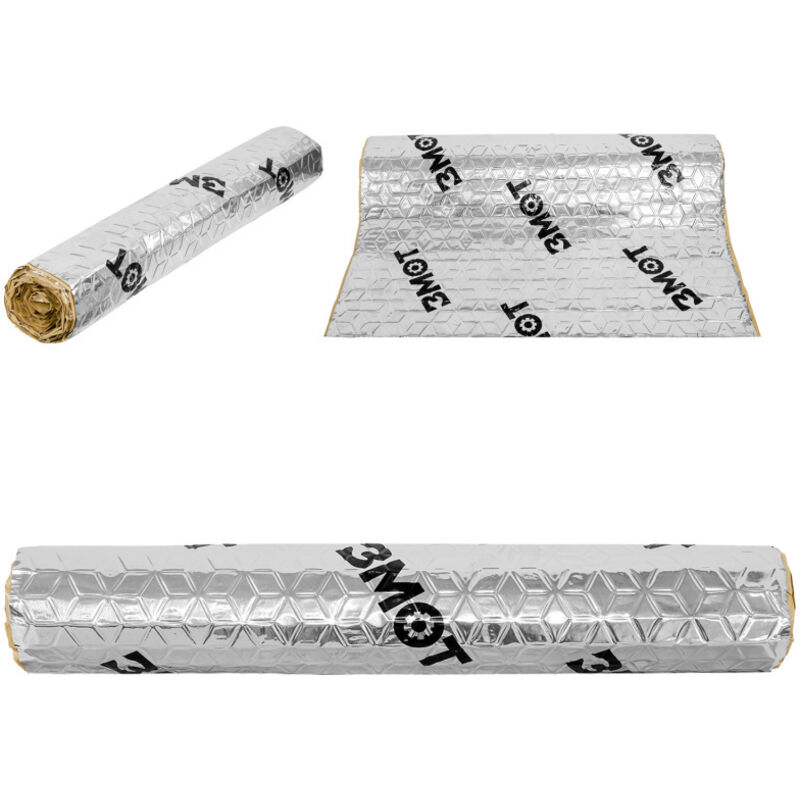 foto del prodotto hengda tappetino isolante 50x200cm isolamento vano motore auto isolamento acustico 1m 